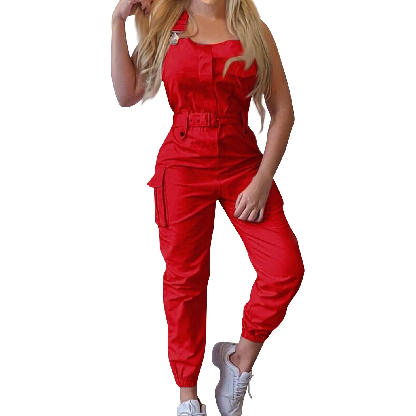 Women's Fashion Clasp Pocket Cargo Romper Jumpsuits for Women Casual Women Jump Suit Womens Jumpsuit Summer Womens Jumpsuit Over