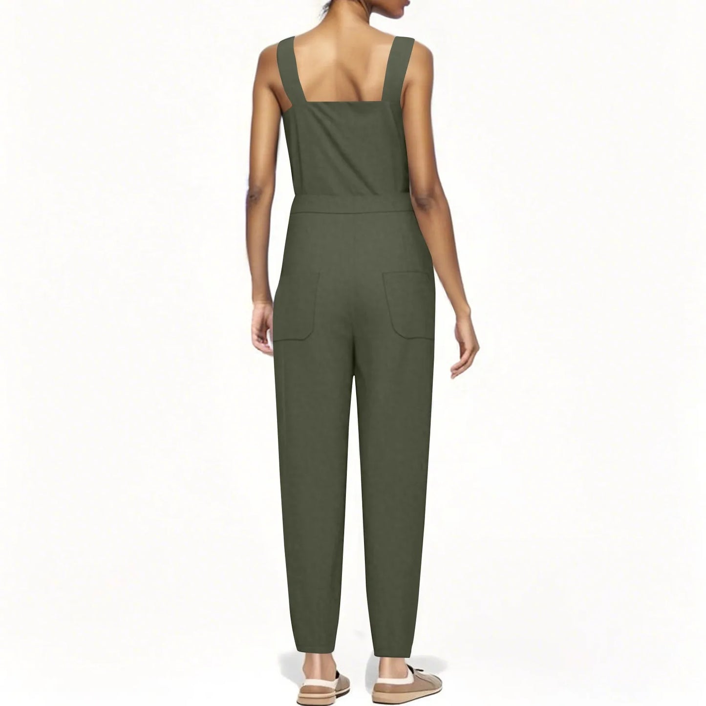 Women's Fashion Clasp Pocket Cargo Romper Jumpsuits for Women Casual Women Jump Suit Womens Jumpsuit Summer Womens Jumpsuit Over