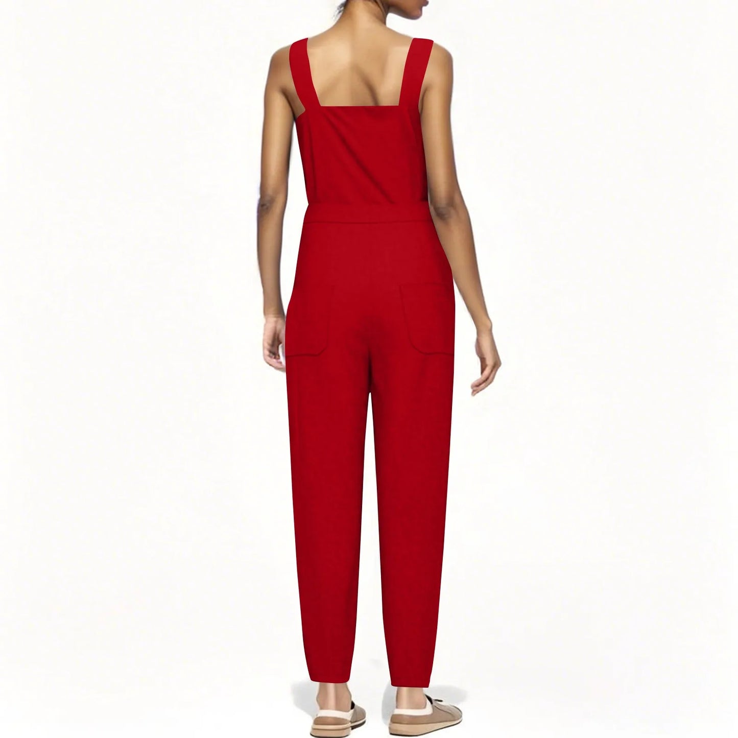 Women's Fashion Clasp Pocket Cargo Romper Jumpsuits for Women Casual Women Jump Suit Womens Jumpsuit Summer Womens Jumpsuit Over