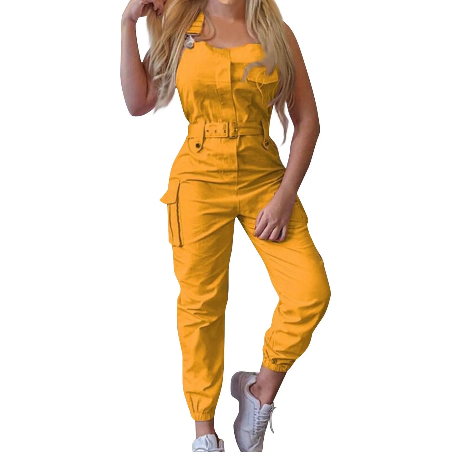 Women's Fashion Clasp Pocket Cargo Romper Jumpsuits for Women Casual Women Jump Suit Womens Jumpsuit Summer Womens Jumpsuit Over