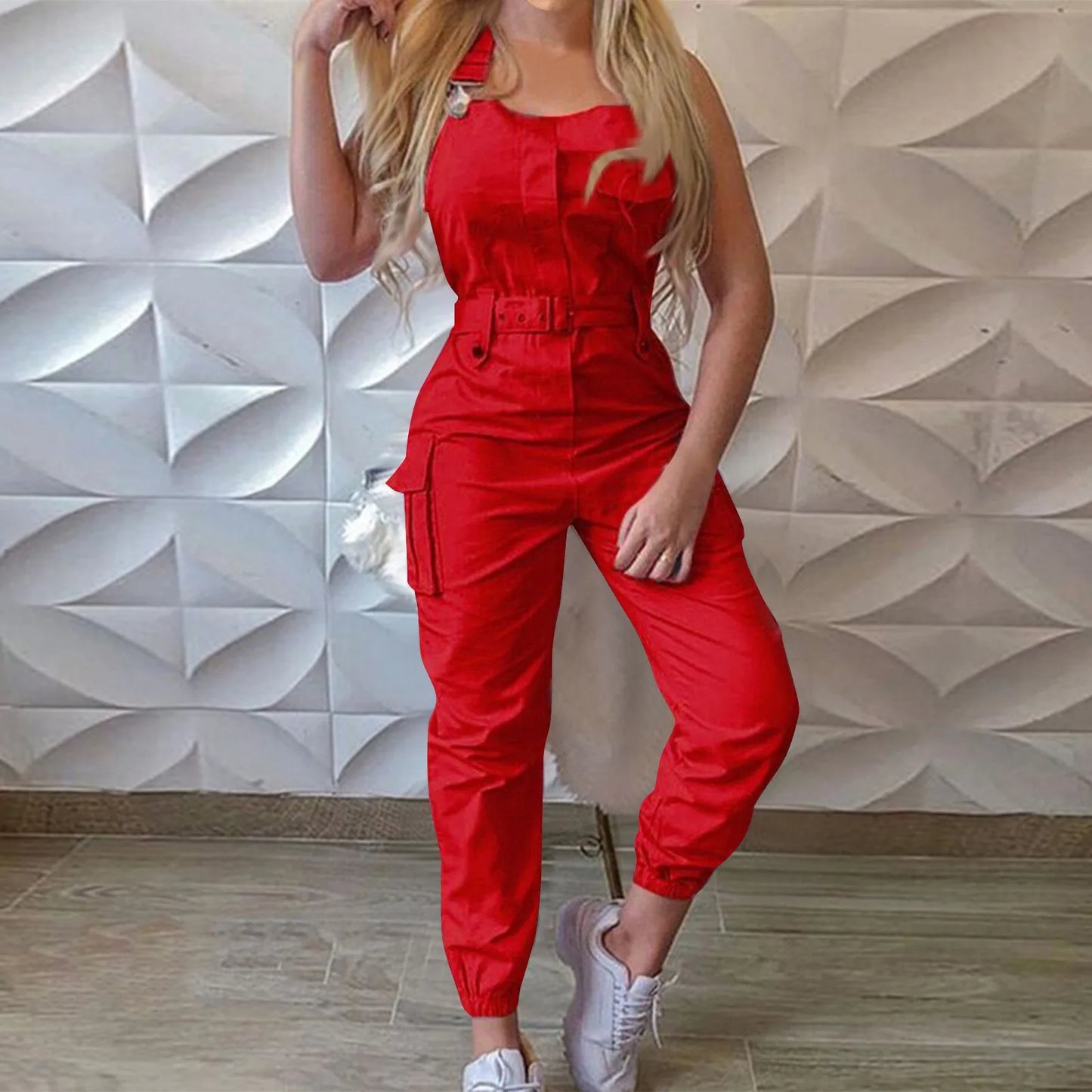 Women's Fashion Clasp Pocket Cargo Romper Jumpsuits for Women Casual Women Jump Suit Womens Jumpsuit Summer Womens Jumpsuit Over