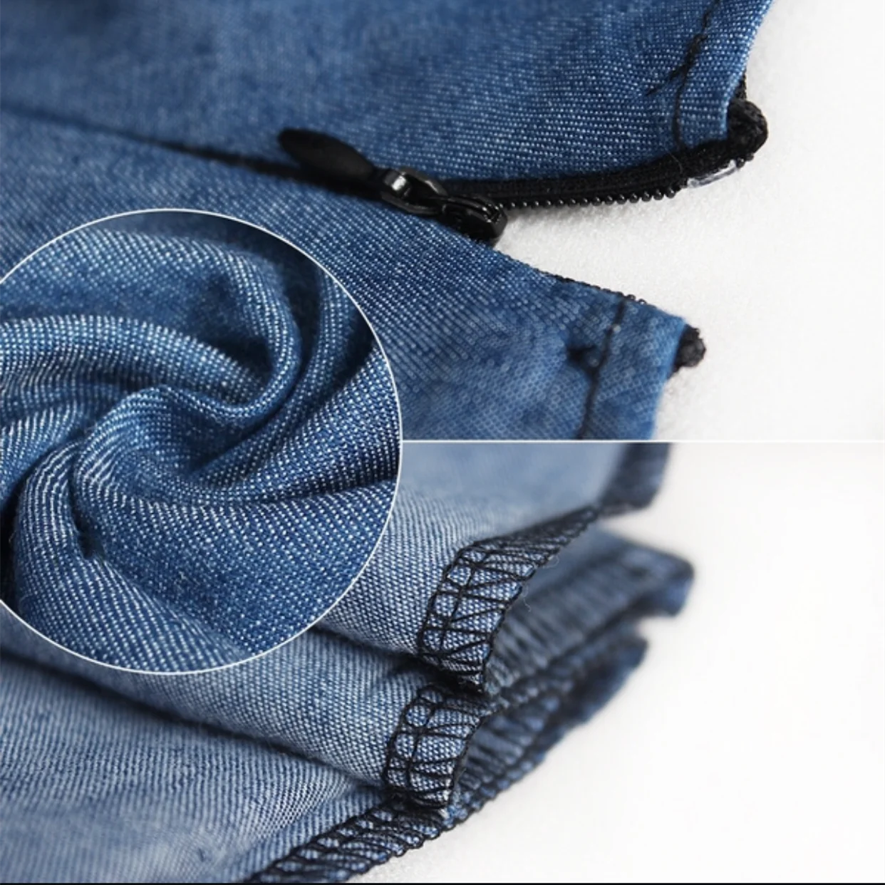 Women's Sexy Denim Jumpsuit, Ruffled Straps Romper with Belt, Loose Fit Long Pants, Summer Fashion Outfit