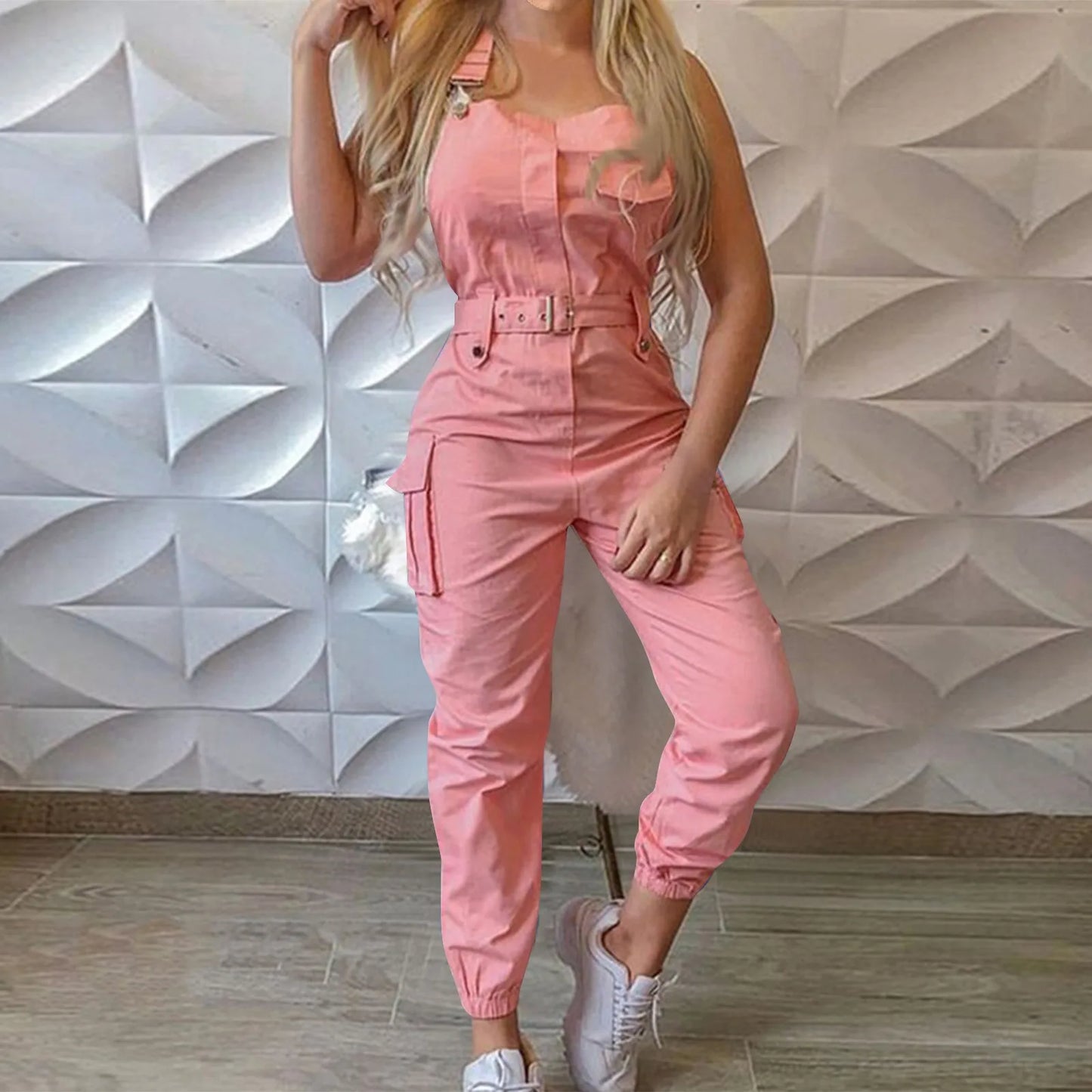 Women's Fashion Clasp Pocket Cargo Romper Jumpsuits for Women Casual Women Jump Suit Womens Jumpsuit Summer Womens Jumpsuit Over